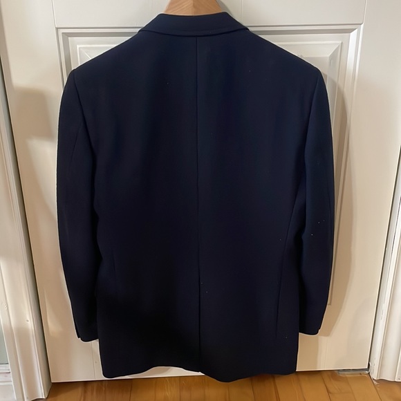 Vintage Navy Blue Wool Blazer - small size - Picture 5 of 8